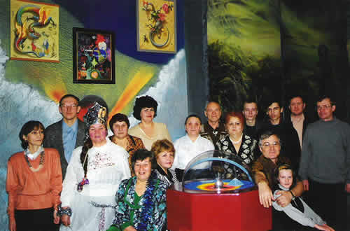Сотрудники Уфимского планетария на встрече нового 2000 года
