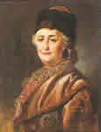 Неизвестный художник. Портрет Екатерины II в дорожном костюме